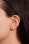 Heliophilia Silver Pendientes de Plata Esterlina 925